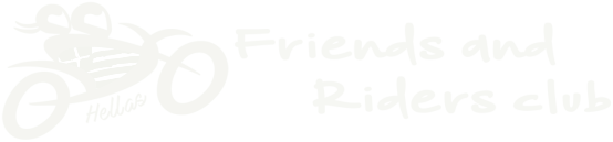 Λογότυπο Friends and Riders, λέσχη μοτοσυκλετιστών